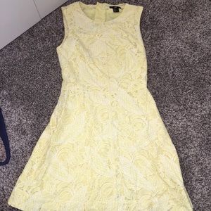 Size 4. H & M yellow summer dress